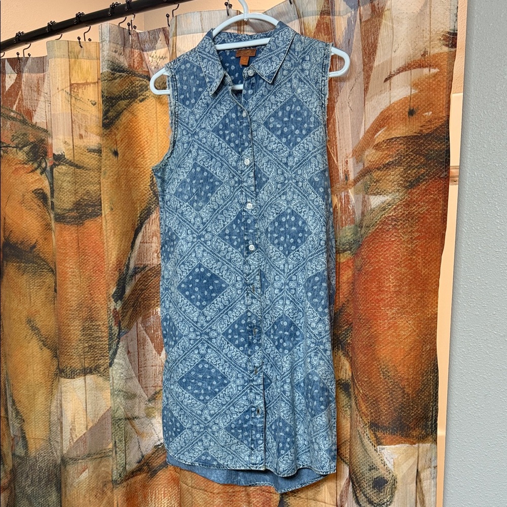 Scully Denim Paisley Dress